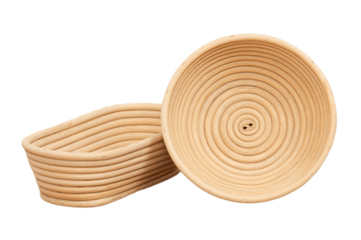 Banneton-cestas de mimbre ovaladas para fermentación de pan, cesta
